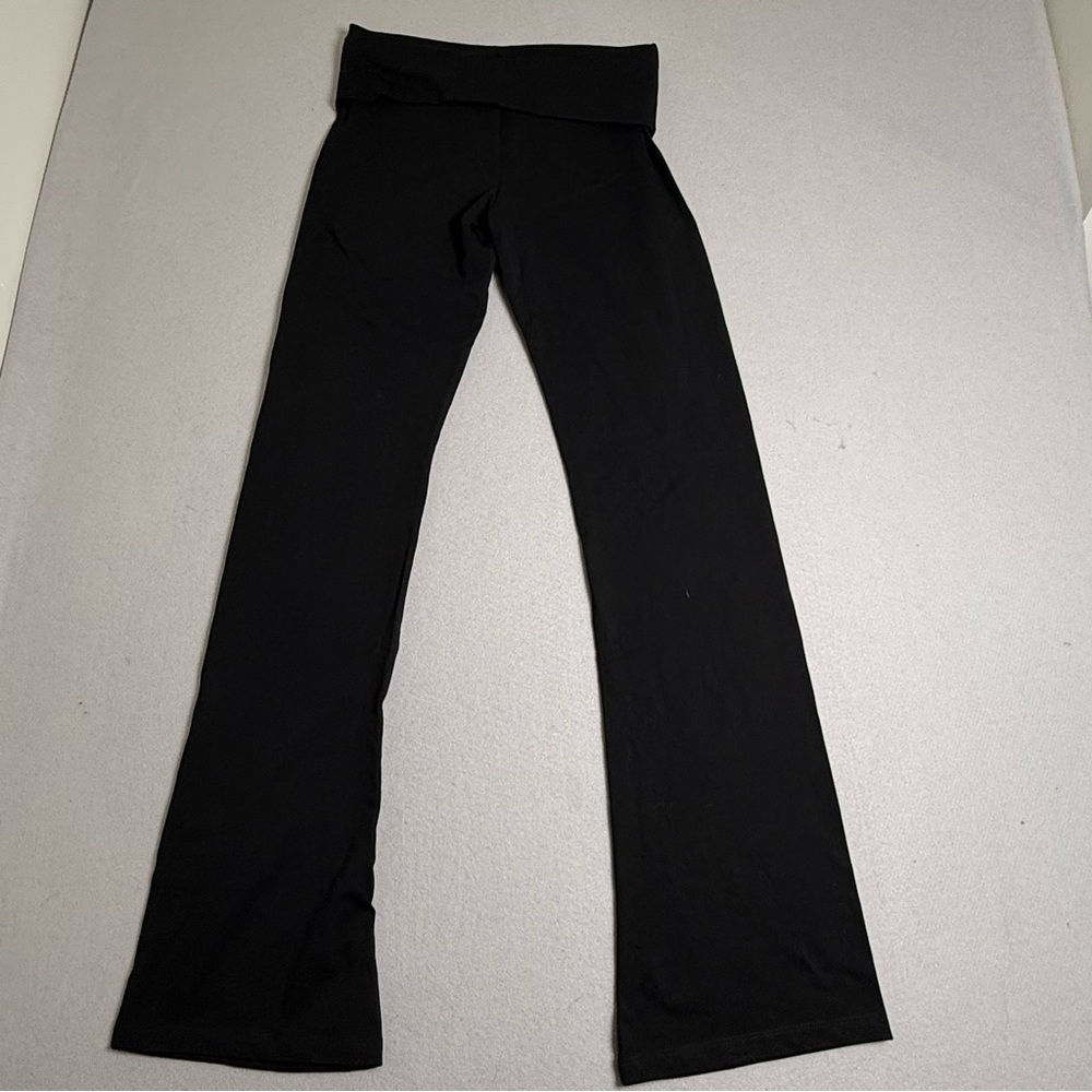 Victoria's Secret Yoga Pants Foldover Leggings Small Angel Wing Y2K Small X Long - Picture 3 of 7